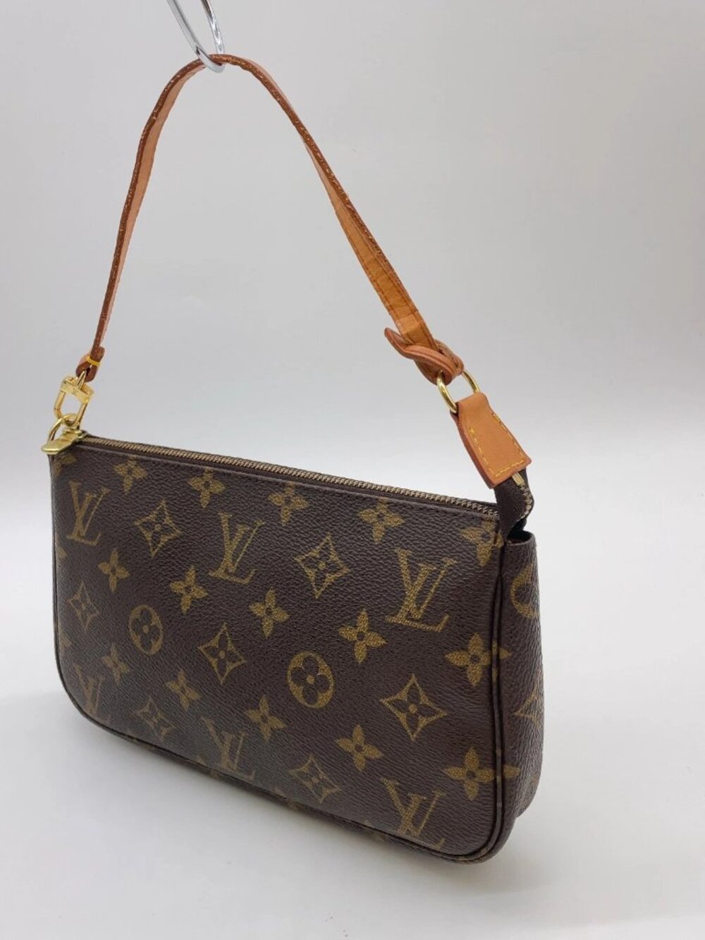 Authentic Louis Vuitton Monogram Pochette Accessoires & Cles Coin case Set 2 - Picture 5 of 16
